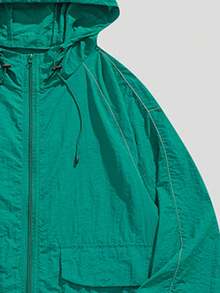 女士轻薄冰丝外套，轻薄亲肤，适合夏季度假、旅行、户外运动、徒步、钓鱼，速干连帽衫 - 綠色 - 查看 9