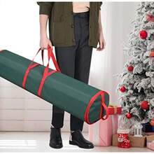 Organizador de Papel de Regalo ProPik, Paquete de 2 Unidades, Almacena hasta 48 Rollos de 40 Pulgadas de Largo, Material Oxford 600D Resistente, con Asas y Laterales Res, Color Verde - Verde - Ver 8
