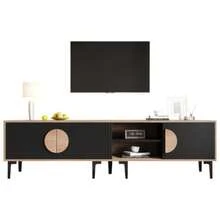 Television Stands & Entertainment Centers - Black - View 2