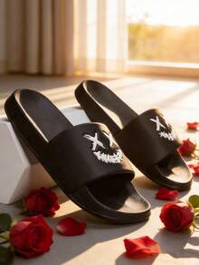 4-Season Slippers, Indoor Household Slippers, Bathroom Slippers, Outdoor Beach Slippers, Pool Slippers, Slippers, Slip-On Slippers - Black - View 8