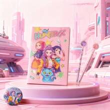 1个随机礼盒，内含K-POP 2026最新流行周边产品、铅笔盒套装、书写套装，包括多功能笔、笔记本、记事本、徽章、节日礼物（包装款式随机） - A - 查看 4