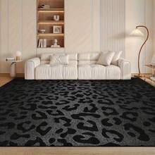 Retro Leopard Print Flannel Carpet, 2D Digital Printing, Non-Slip Rubber Bottom, Multiple Sizes Available. Suitable For All Seasons, Washable, Machine Washable, Comfortable, Unique, Suitable For Him, Her, Family Members, Boyfriend, Girlfriend, Father, Family Members, Mother, Lover, Daughter, Son, Grandfather, Grandmother, Teacher, Doctor, Nurse, Friend, Classmate, Pet. As Birthday Gifts, Household Items, Wedding Items, Souvenirs, Home Decoration, Daily Life, Office Decoration, Birthday, Anniversary, Valentine's Day, Thanksgiving, Graduation Season, Christmas, Halloween, Mother's Day, Father's Day, Wedding, New Year Gift Decoration. Suitable For Shopping Centers, Restaurants, Kitchens, Bathrooms, Living Rooms, Bedrooms, Corridors, Balconies, Outdoor Doors, Door Mats, Entrance Mats, Non-Slip Mats, Offices, Cafes, Piano Room Floor Decoration - 彩色 - 查看 6