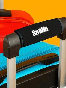 Personalized Heart-Shaped Luggage Cover And Handle Wrap - Customizable With Floral Patterns, Names And Text, Universal Size 18-32 Inch Luggage Protector, Travel Suitcase Cover, Bag Wrap - Multicolor - View 3