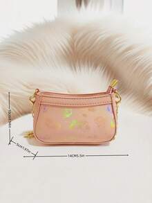 Kids New Butterfly Crossbody Bag, Girls Small Bag Crossbody, Holiday Gift, Fashion Princess Coin Purse, Cute Bag, Gold/Silver Small Bag - Multicolor - View 8