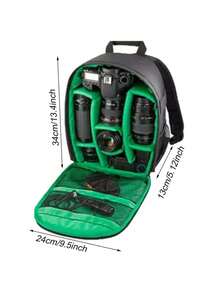 1 Túi đựng máy ảnh DSLR chống nước, balo chụp ảnh ngoài trời, balo nhỏ đựng máy ảnh kỹ thuật số, kiểu dáng thời trang. - Nhiều màu - Xem 2