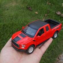 2026 Red F150 Diecast Pickup Truck Toy - Light Sound Pull Back Function| Top Choice Boys Ages 3-4--8 Year Old Kids' Birthday Party - Black - View 5