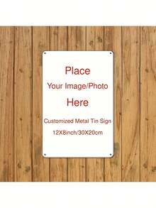 2D Flat - 1pc 2D Flat Metal Sign | Strawberry Cake Art With Sweet Cherry Accents, Exquisite Artistic Decoration | Ideal For Home, Farm, Kitchen, Cafe, Bar, Or Garage Decor | Classic Design, Vintage Look, Vintage Metal Sign - 8x12 Inches (20x30 Cm) - 卡通 - 查看 3