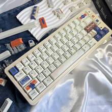 Barcelona Keycap Set, Spanish Themed Keycaps, Original Height 5-Side Dye-Subbed Spanish Keycaps - Barcelona-themed Keycaps - View 7