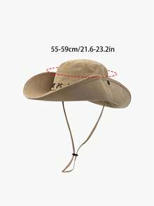 Retro Western Cowboyhut, geeignet für Frauen, Outdoor-Wandern, Reisen, Sonnenschutz, auch als Herrenfischerhut - Verschiedenfarbig - Übersicht 5