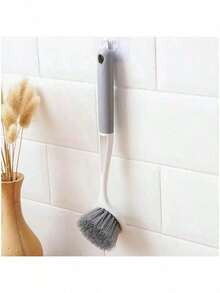 1pc Reusable Long Handle Cleaning Brush - Effective Tool For Household Sink, Stove And Cup Cleaning - No Charging Required, Convenient To Use, Space-Saving - Multicolor - View 8