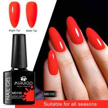 Bộ 7 lọ sơn gel móng tay 8ml, bền lâu, không chì, không HEMA & TPO, màu neon huỳnh quang, sơn gel UV dễ tẩy, tự thiết kế nghệ thuật móng tay, bộ sơn gel vẽ móng, thích hợp cho tiệm nail và sử dụng tại nhà. - Nhiều màu - Xem 8