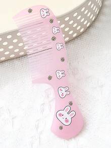 11件套女孩迷你蝴蝶结发圈和动物图案果冻迷你梳套装，便携实用糖果色小梳子，适合女孩发型设计和护发，送给女孩的最佳礼物 - 彩色 - 查看 8