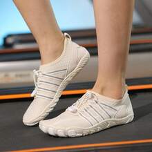 Outdoor Schwimmschuhe, Watschuhe für Damen und Herren, Tauchschuhe, Strand Schnorchelschuhe, Outdoor Angeln Fünf-Finger-Schuhe, Indoor Yoga Springseil Fitness Schuhe - Aprikosenfarben - Übersicht 2