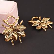 1pc 5mm Bee Ear Weights Hangers Pattern Ear Taper Stretcher Tunnel Plug Gauge Expanders Piercing Earring Body Jewelry - Bee-2 - View 7