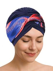 1pc Fashion Street Style Headscarf Hat Printed Headband Pullover Hat Floral Headscarf Hat - Color - View 15