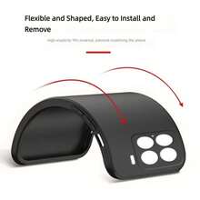 Two Black Matte Material Phone Cases, Suitable For Various Models Of Transsion Phones, Such As Spark Go 2025, Spark 10C, Spark 8C, Camon 20 Pro, Camon 19/ Camon 19 Pro 4G/Camon 19 Pro 5G, Infinix Hot 40i, Infinix Hot 30 Play/NFC Hot 30 Play, Infinix Hot 11, Etc. - Black - View 7