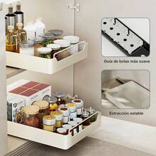 zxxOrganizador de gabinete extrae fio con opelicula adesiva estantes deizantes para despensa Organizador Bao Fadero organizador de caones extense 1 Pieza (Ancura 25)organizador de cocina - como en la foto - Ver 5