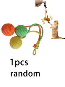 3件套高品质互动猫鸟玩具 - 逼真鸣叫羽毛玩具，适合室内猫咪/幼猫 | 可悬挂于门框的踢腿玩具，缓解无聊，促进运动 - 彩色 - 查看 7