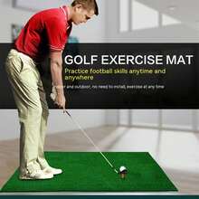 Elevate Your Golf Game From The Comfort Of Home With Our Premium Golf Exercise Mat, Designed To Deliver A Realistic Fairway Experience Wherever You Practice. - Multicolor - View 10