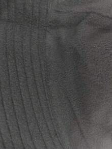 2 chiếc mũ ngư dân dày dặn, ấm áp, màu trơn cho trẻ em, mũ tai bèo chống nắng đa năng, thích hợp cho bé trai và bé gái, mùa thu/đông. - Đen trắng - dày lên - Xem 3