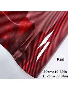 1片50cm*152cm汽车PET七色激光碳纤维贴膜，9D彩色碳纤维贴纸，手机贴膜，高光锻造碳纤维汽车贴膜 - 均碼 - 查看 15