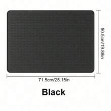 1pc 28"X20" Silicone Stove Top Cover Mat - Heat Resistant Glass Stovetop Burner Cover, Flat RV Cooktop Protector Pad, Extra Large Silicone Dish Drying Mat - Solid Color - View 11