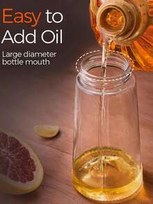 1pc Olive Oil Dispenser For Kitchen - 2 In 1 Olive Oil Dispenser And Oil Sprayer - Olive Oil Dispenser Bottle -2 In 1 Oil Dispenser & Oil Sprayer For Cooking - Oil Dispenser For Kitchen, Olive Oil Dispenser Bottle For Kitchen, Barbecue, Salad. Christmas Stuff. - 軍綠色 - 查看 6