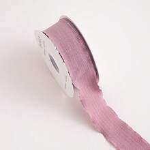 4cm Pleated Ruffle Ribbon, Wavy Satin Ribbon For Gift Box Packaging, Floral Binding Tape, 8.8m (Slight Color Difference May Exist Due To Batch Variation And Lighting Effects) - Multicolor - View 6