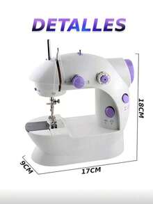 SINAI Máquina De Coser Portatil Mini. Maquinita Electrica De Costura Altamente Resistente. - A - Ver 5