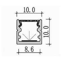 OISE ART STORE 10 Pz Profilo In Alluminio 2 Mt Lineare A Plafone Sezionabile Striscia Led Al-20 - - Multicolore - Visualizzare 3