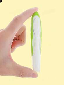 1/4 支装旅行牙刷，可折叠设计，中等刷毛，适合露营、情侣、旅行和商务出行 - 彩色 - 查看 2