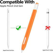 Compatible With Apple Pencil 2 Case Silicone Protective Cover Pouch 2nd Generation IPad Pencil Skin Compatible With Apple Pencil Touch Stylus Pen - Multicolor - View 7