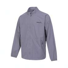 Timberland 男士防风防紫外线DWR防水夹克，梭织连帽夹克 - 灰色 - 查看 1