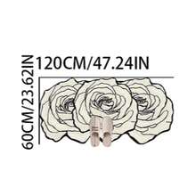 1pc Soft Foam 3 Rose Bathroom Mat, Bathroom Rug, Door Mat, Small Rug, Carpet, Floor Mat, Home Decor, Area Small Rug, Outdoor Mat, Home Decor, Area Rug, Bedroom Rug, Washable Carpet - Multicolor - View 17