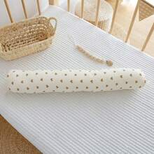 婴儿侧卧枕，棉布圆柱枕，婴儿安抚枕，可拆卸可水洗，新生儿防翻滚枕 - 彩色 - 查看 7