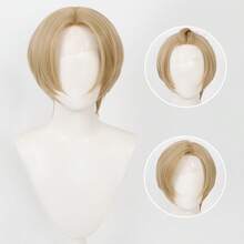 Black Wig, 12 Inch Synthetic Lace Front Wigs, Ready To Wear Pre-Toned Straight Hair Wig Midle Part Blonde Wigs Beginner Friendly Suitable For Daily Party Wear Synthetic Heat-Resistant Long Straight Wig - Multicolor - View 19