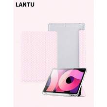 1pc Polka Dot Printed Tablet Protective Case, Compatible With Apple IPad 10.2" / IPad Pro 11" 2020/2021, IPad (A16) 11" 11th Gen 2025, IPad 9th/10th Gen, Apple Air 4th 10.9", Galaxy Tab S6 Lite 10.4", /, Anti-Drop, With Pencil Slot, Sleep/Wake Support, Romantic Gift For Friends And Family - Nhiều màu-4 - Xem 4