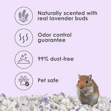 Kaytee Clean Cozy Paper Bedding With Lavender, Made Small Animals, 24.6 Liters - 24.6升 - 查看 2