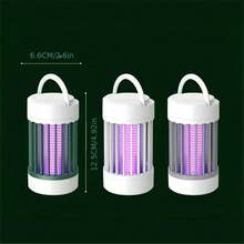 SOKANY Repelente y matamosquitos alimentado por USB, diseño colgante con luz LED y función UV, descarga eléctrica de alta potencia de 360°, funcionamiento silencioso, bajo consumo de energía, adecuado para balcón, jardín, sala de estar y dormitorio, esencial para el control de mosquitos en verano - Multicolor - Ver 12