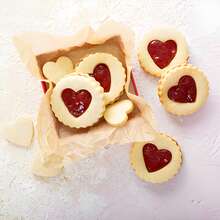 2件套不锈钢心形饼干模具，厨房烘焙工具套装，银色/金色可选，DIY翻糖蛋糕装饰，适用于婚礼、派对、圣诞节、开斋节等场合的饼干模具 - 彩色 - 查看 5