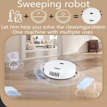 1000Pa Powerful Suction Electric Sweeping Robot, Automatic Cleaning Vacuum Cleaner For Home & Office Floors, Wet & Dry Dual-Use Floor Cleaning Machine - Multicolor - View 4