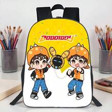1 chiếc balo họa tiết bong bóng, balo đi học thường ngày unisex, túi đựng văn phòng phẩm và sách giáo khoa, quai đeo có thể điều chỉnh, thiết kế khóa kéo, phù hợp cho học sinh, du lịch ngoài trời hoặc cắm trại. - A - Xem 4
