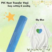 1 Roll, PVC Heat Transfer Vinyl Material, Size 30.5x60cm/30.5x102cm, Iron-On DIY, Suitable For T-Shirts, Easy To Cut And Smooth Surface, Embroidery Patch Iron-On Heat Transfer Patch, Applicable For Jackets, Clothing, Backpacks, Jeans, T-Shirts, Etc. - Multicolor - View 156