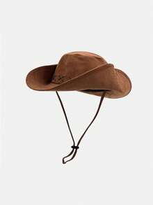 Retro Western Cowboyhut, geeignet für Frauen, Outdoor-Wandern, Reisen, Sonnenschutz, auch als Herrenfischerhut - Verschiedenfarbig - Übersicht 9