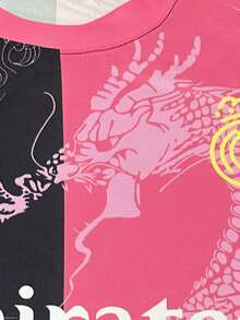 Customized La Liga Men's Football Jersey, Comfortable Round Neck Sports Sweatshirt, Suitable For Football Training, Casual Wear, And Gift - Rose Red - View 6