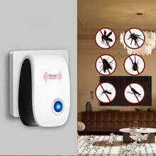 4pcs 2026 New Version Soundwave Technology Pest Control Device - Effective Indoor Pest Control Suitable For Homes, Kitchens, Offices, Hotels, And Warehouses - Eliminates Fleas, Insects, Mosquitoes, Mice, Lizards, Spiders, Ants, Cockroaches - US A Type Plug(110-127V) - View 5