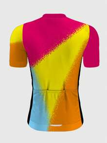 New Bicycle Sports Shirt Top Bicycle Clothing Bicycle With Pocket - Multicolor - View 2
