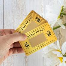 40/80金券定制刮刮卡 2种款式 DIY优惠券卡 惊喜礼品券 生日 音乐会 婚礼 电影 小企业代金券 抽奖券 - 彩色 - 查看 8