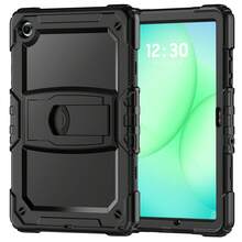 Heavy Duty Shockproof Case Compatible With IPad (A16) 11th/Air11/Air13 M3 (2025) 9th/ 8th/ 7th Generation (2021/2020/2019), Rugged Protective Hard Case With Built-In Stand For IPad 10.2 Inch 2021/2020/2019 - Black - View 24
