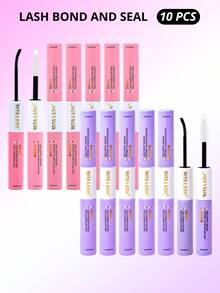 RITALASH Waterproof Eyelash Glue (10 Pcs), 2 In 1 Long-Lasting Lash Bond & Seal Glue, Sweat-Proof Eyelash Extension Lash Glue For Cluster Lashes, Waterproof Clusters Lashes - màu đen - Xem 15